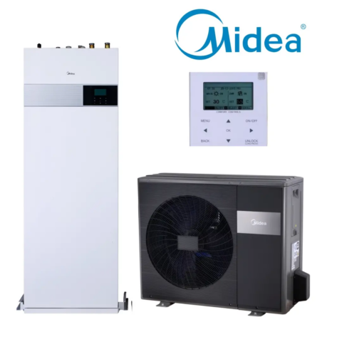 Midea M-thermal Arctic šilumos siurblio įrengimas + siurblys 12-16kW, 400V